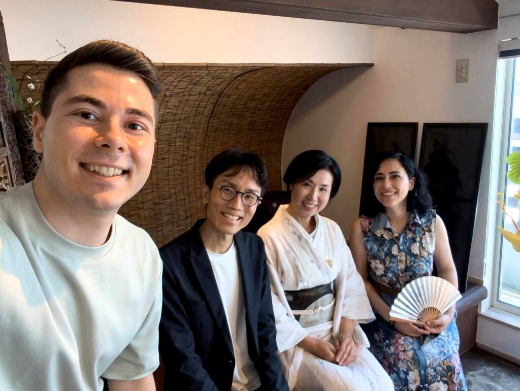 Guests from Turkey at Atelier & Gallery Ichirin in Kamakura