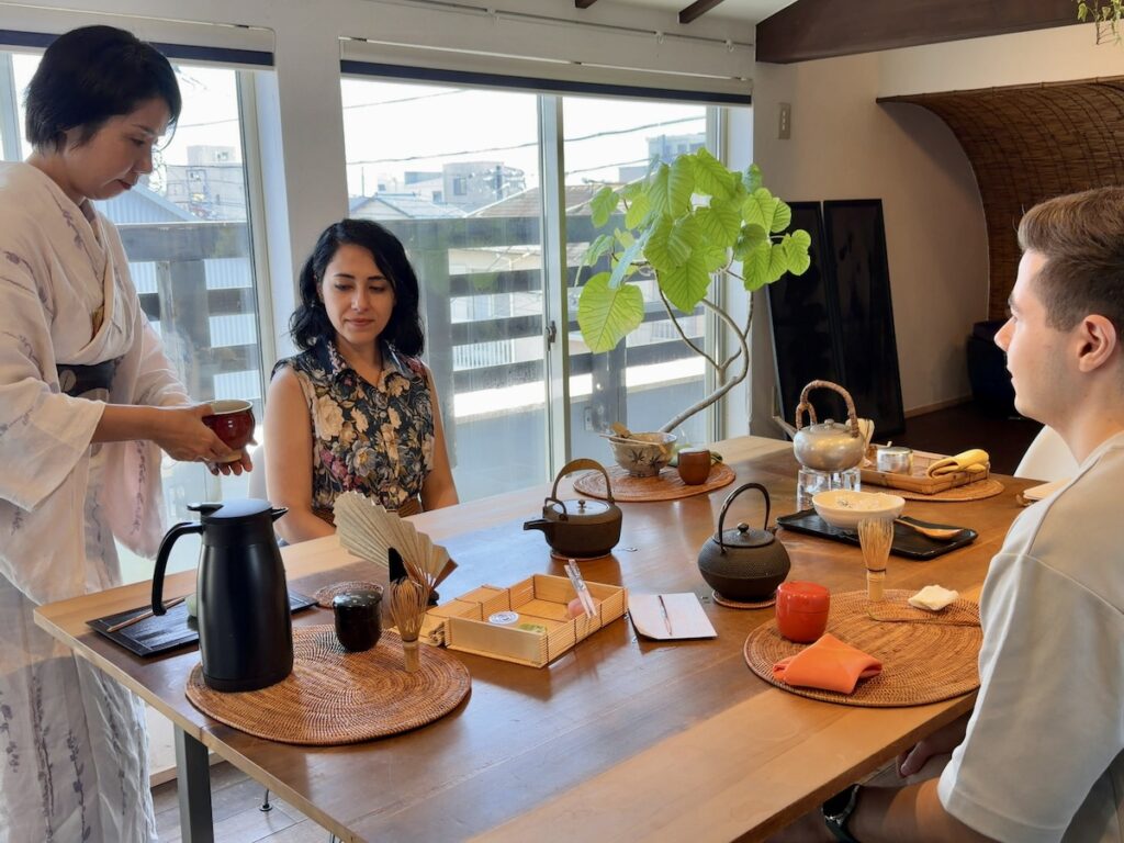 Guests from Turkey at Atelier & Gallery Ichirin in Kamakura