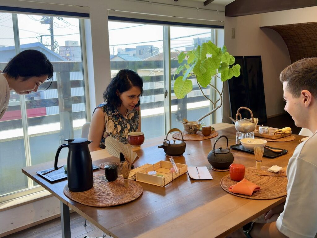Guests from Turkey at Atelier & Gallery Ichirin in Kamakura