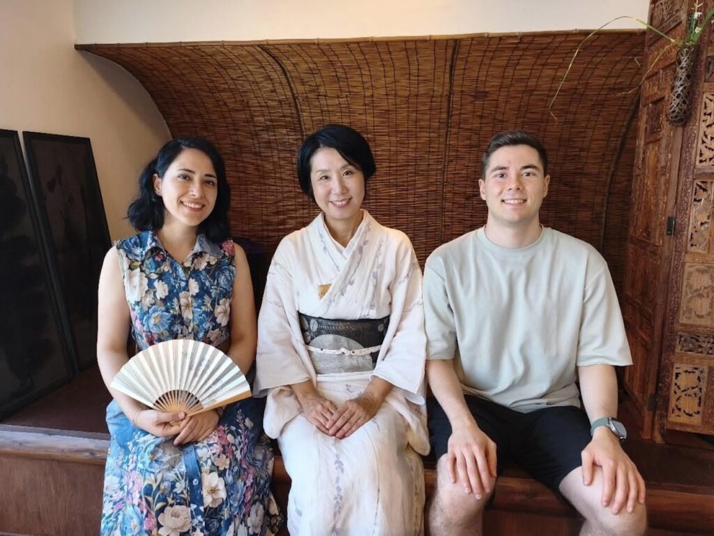 Guests from Turkey at Atelier & Gallery Ichirin in Kamakura