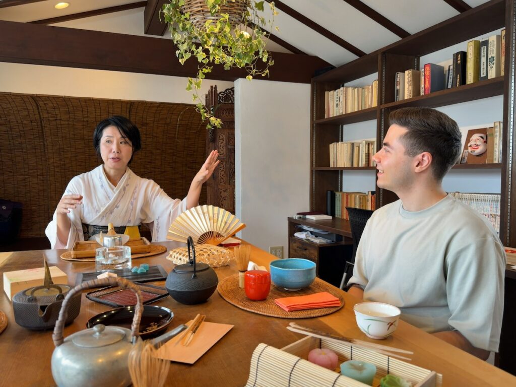 Guests from Turkey at Atelier & Gallery Ichirin in Kamakura