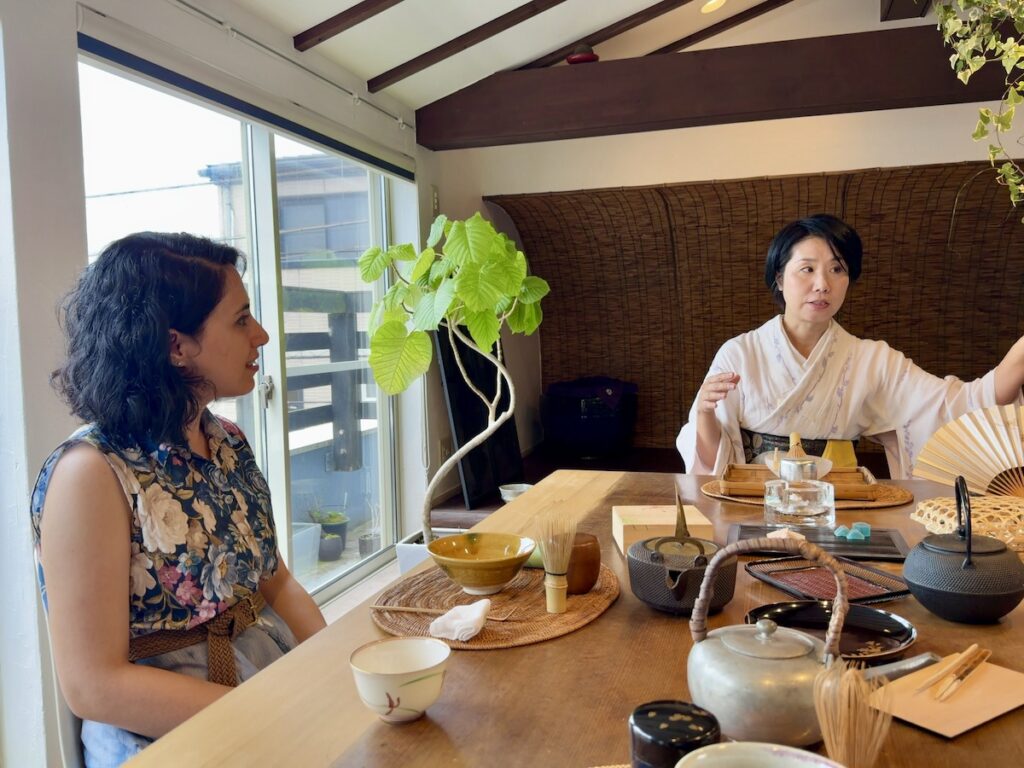 Guests from Turkey at Atelier & Gallery Ichirin in Kamakura