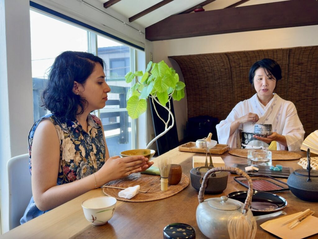 Guests from Turkey at Atelier & Gallery Ichirin in Kamakura