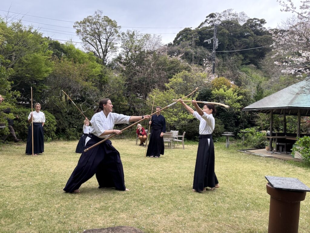 Naginata Experience at Hase bettei