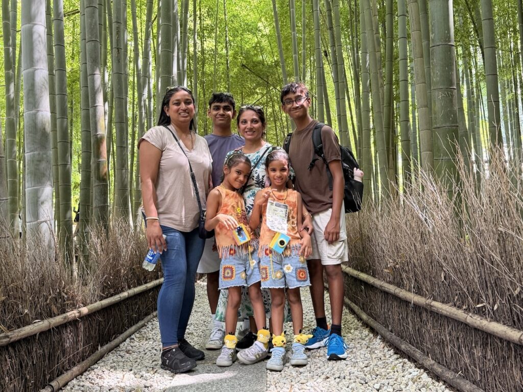 Guests from the UAE at Hokokuji Temple in Kamakura