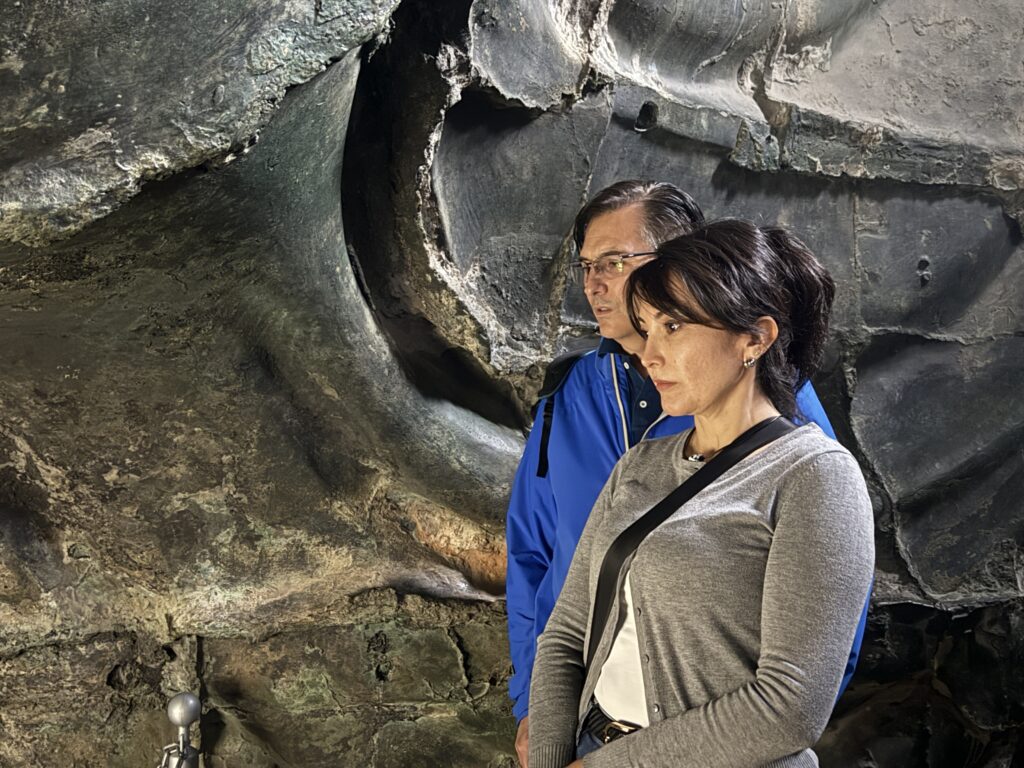 Inside the Great Buddha of Kamakura
