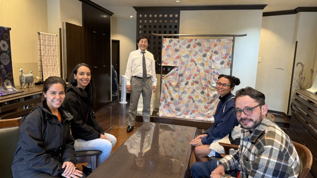 Authentic KIMONO Shop Katsura with Guests from Puerto Rico