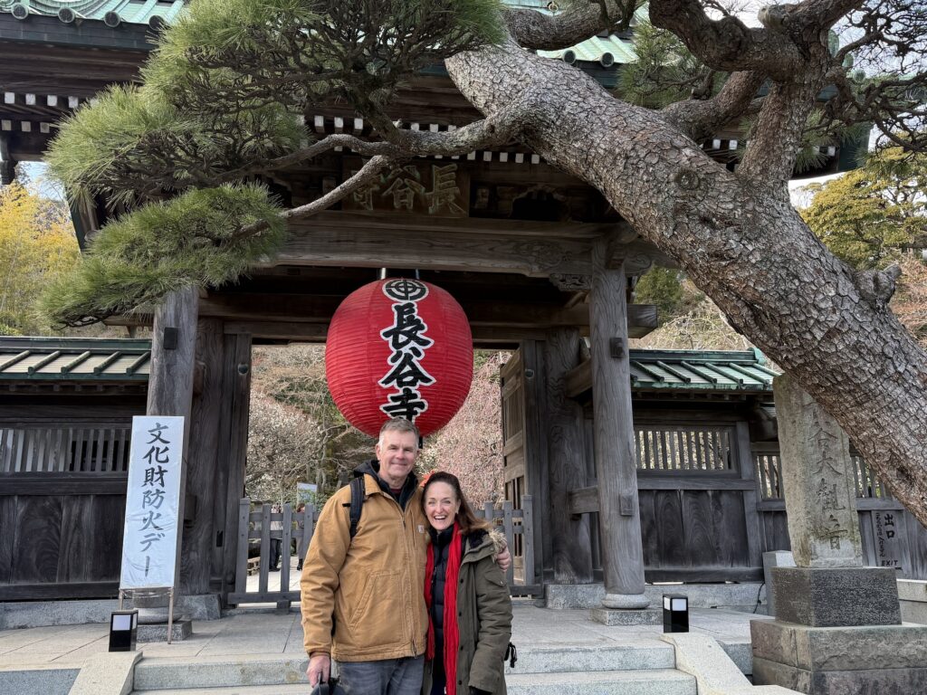 Guests from Australia at Hasedera