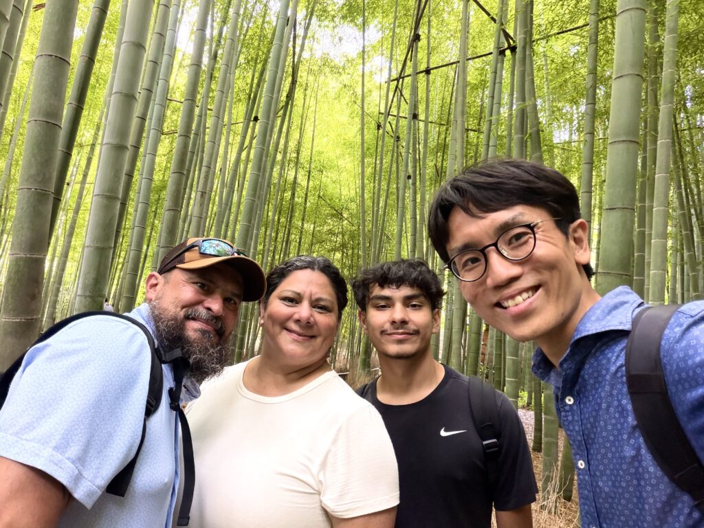 Guests from the United States at Hokokuji Temple in Kamakura