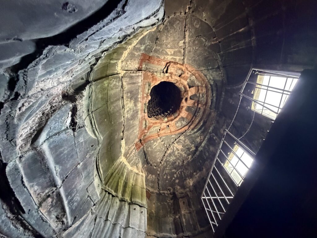 Inside the Great Buddha of Kamakura at Kotoku-in