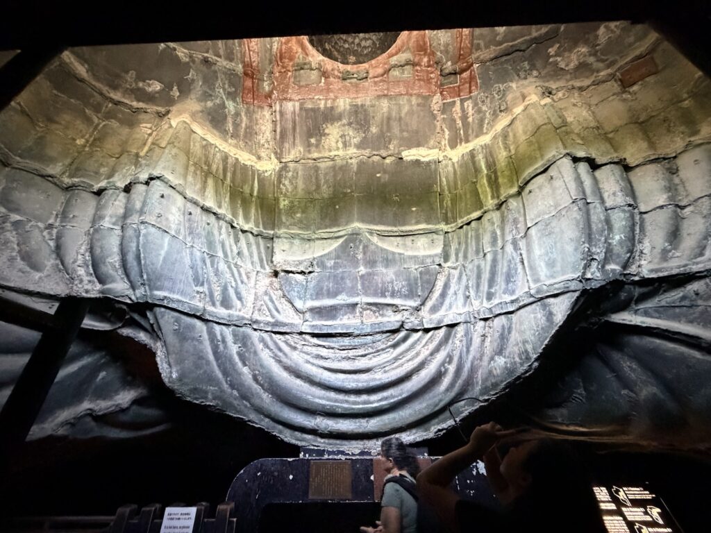 Inside the Great Buddha of Kamakura at Kotoku-in